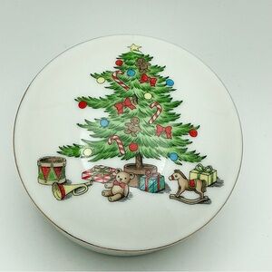 Christmas Trinket Box | Christmas Morning Tree  Morning | Holiday Hostess Japan